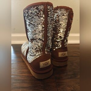UGG Brown Sequin Boots